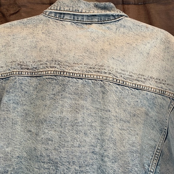 Cheap Monday Oversized Denim Jacket - Picture 3 of 4
